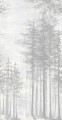 Fototapeta las sosnowy Rebel Walls R19314 Daybreak Pearl Imperfections