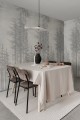 Fototapeta las sosnowy Rebel Walls R19314 Daybreak Pearl Imperfections