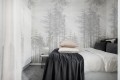 Fototapeta las sosnowy Rebel Walls R19314 Daybreak Pearl Imperfections