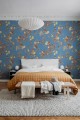 Fototapeta kwiaty Rebel Walls R19324 Blooming Garden Turquoise Imperfections