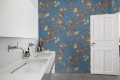 Fototapeta kwiaty Rebel Walls R19324 Blooming Garden Turquoise Imperfections