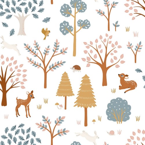 Tapeta leśne zwierzęta Lilipinso H0698 Forest Living (Deer)