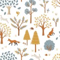 Tapeta leśne zwierzęta Lilipinso H0699 Forest Living (Fox)