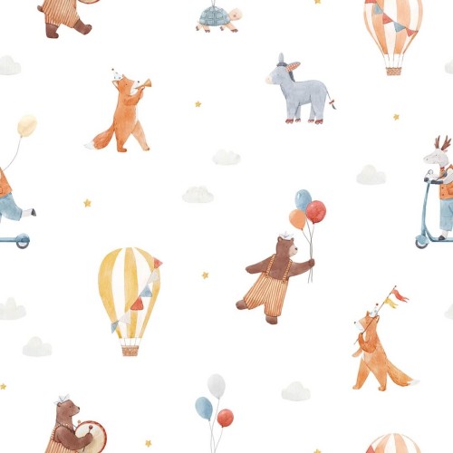 Tapeta cyrkowe zwierzęta Lilipinso H0709 Childhood