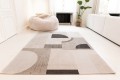1 szt / 24 H Dywan geometryczny Art-Deco JULES FLIPO BAUHAUS IVORY WHITE 9157 - rozmiar: 170X240 cm.