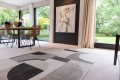 1 szt / 24 H Dywan geometryczny Art-Deco JULES FLIPO BAUHAUS IVORY WHITE 9157 - rozmiar: 170X240 cm.