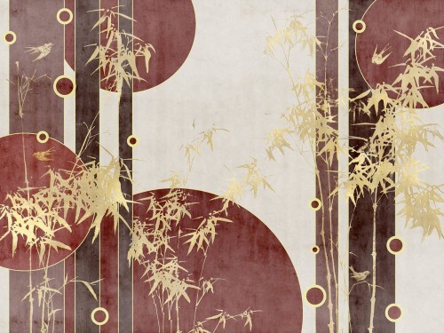 Fototapeta geometria i roślinność Wallcraft Bilar 715322202