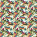 Tkanina aksamit z geometrycznym wzorem Camengo 47880260 Capoiera Carioca