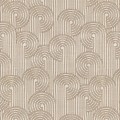 Tkanina żakardowa w stylu Art Deco Casamance 32540125 Colimacon Porte Des Lilas
