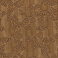 Tkanina żakardowa w stylu Art Deco Casamance 32540509 Colimacon Porte Des Lilas