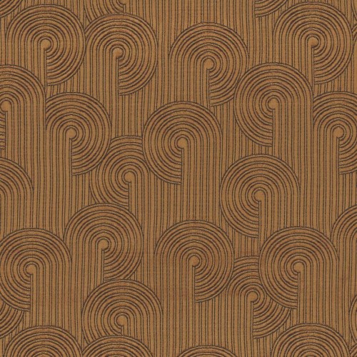 Tkanina żakardowa w stylu Art Deco Casamance 32540509 Colimacon Porte Des Lilas