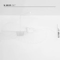 Lampa wisząca biała Vertigo White Large Petite Friture śr. 200 cm