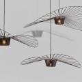 Lampa wisząca czarna mała Vertigo Black Small Petite Friture śr. 110 cm