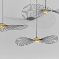 Lampa wisząca czarna LED Vertigo Nova Black-White Medium Petite Friture śr. 140 cm