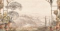 Fototapeta krajobraz Toskanii Inkiostro Bianco TOSCANA INKIRNI2301 Viaggio in Italia