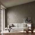 Tapeta linie geometryczna kwarc Harlequin 111571 Sumi Shimmer Colour III