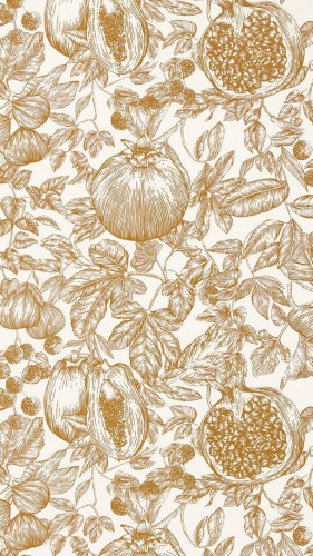 Tapeta botaniczna w owoce Harlequin 112925 Melograno Colour III