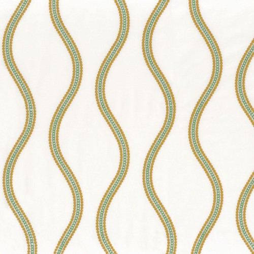 Tkanina zewnętrzna z haftem Camengo 49020208 Sormiou Porquerolles