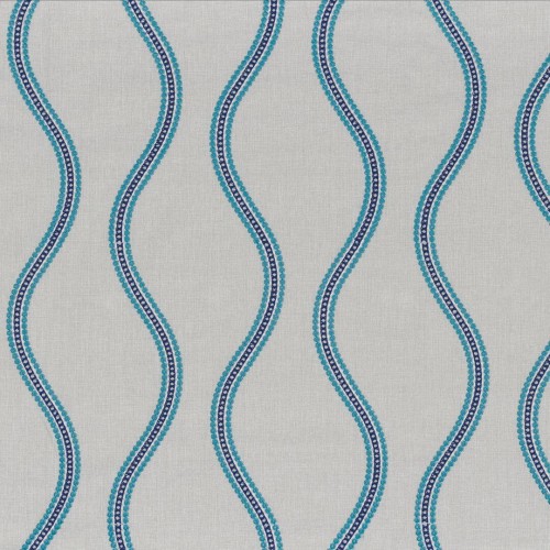 Tkanina zewnętrzna z haftem Camengo 49020462 Sormiou Porquerolles