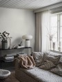 Tapeta jednokolorowa Boras Tapeter Airy Grey 4318 Linen II