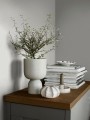 Tapeta jednokolorowa Boras Tapeter Swedish Grey 4319 Linen II