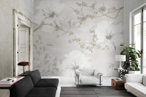 Fototapeta kwiaty kwitnącej wiśni London Art 16079-04 Better Days Exclusive Wallpaper 2022 Iconic Re-Edition