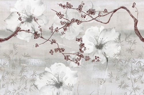 Fototapeta kwiaty kwitnącej wiśni London Art 16079-06 Better Days Exclusive Wallpaper 2022 Iconic Re-Edition