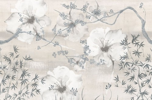 Fototapeta kwiaty kwitnącej wiśni London Art 16079-07 Better Days Exclusive Wallpaper 2022 Iconic Re-Edition