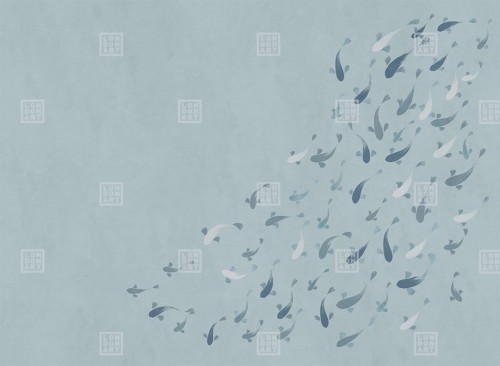 Fototapeta rybki koi London Art 16094-05 Phazing Exclusive Wallpaper 2022 Iconic Re-Edition