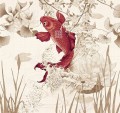 Fototapeta ryba koi London Art 17018-07 Koi Exclusive Wallpaper 2022 Iconic Re-Edition
