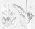 Fototapeta liście bananowca London Art 17027-05 Feuilles Exclusive Wallpaper 2022 Iconic Re-Edition