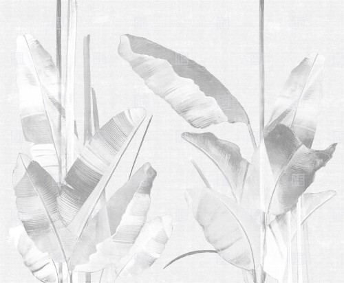 Fototapeta liście bananowca London Art 17027-05 Feuilles Exclusive Wallpaper 2022 Iconic Re-Edition