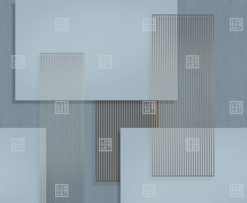 Fototapeta geometryczna 3D London Art 19030-05 Layers Exclusive Wallpaper 2022 Iconic Re-Edition