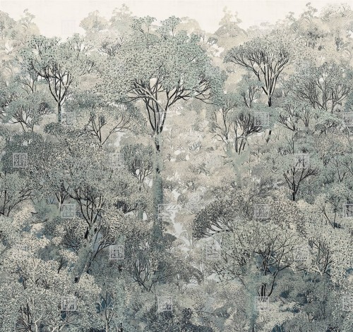 Fototapeta drzewa London Art 20020-06 Labyrinth Exclusive Wallpaper 2022 Iconic Re-Edition