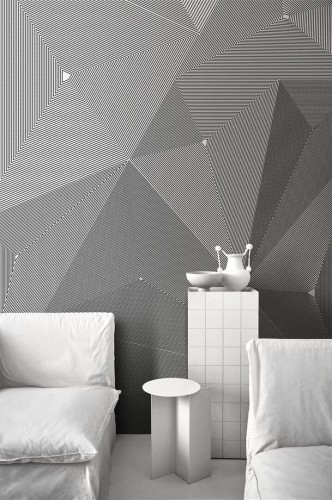 Fototapeta geometryczna 3D London Art 20026-03 Trilogy Exclusive Wallpaper 2022 Iconic Re-Edition