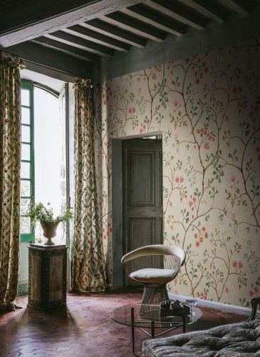 Fototapeta roślinna Rebel Walls R19232 Song Tree Sand Vintage Brocade