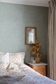 Tapeta liście Sandberg 425-46 Sigfrid Indigo Blue Villa Dalaro II