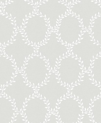 Tapeta roślinny treliaż Sandberg 503-41 Wilma Grey Villa Dalaro II