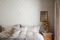 Tapeta roślinny treliaż Sandberg S10200 Wilma Eggshell Villa Dalaro II