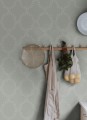 Tapeta roślinny treliaż Sandberg S10201 Wilma Sage Green Villa Dalaro II