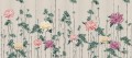 Fototapeta bambus i chryzantemy London Art Fuki KTN10 E Tale Books: Kimono