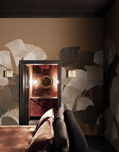 Fototapeta liście ginkgo biloba London Art Komon ktm12 B Tale Books: Kimono