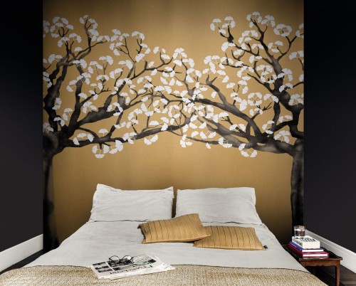 Fototapeta drzewa miłorzębu japońskiego London Art Kosode KMN18 A Tale Books: Kimono