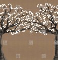 Fototapeta drzewa miłorzębu japońskiego London Art Kosode KMN18 B Tale Books: Kimono