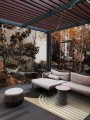 Dywan zewnętrzny geometryczny COSTA beżowy Carpet Decor Outdoor/Indoor