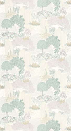 Tapeta japoński ogród Casadeco KYTO 88727241 Niwa Kyoto