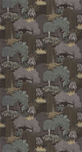 Tapeta japoński ogród Casadeco KYTO 88727928 Niwa Kyoto