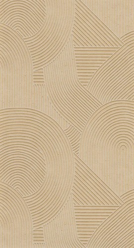 Tapeta zakrzywione linie Casadeco KYTO 88751850 Jordin Des Pierres Kyoto