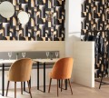 Tapeta geometryczna art-deco Caselio MLGT 102089021 Doors Moonlight II