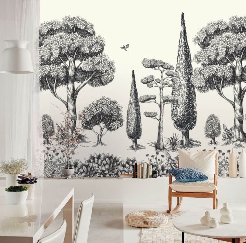 Mural botaniczny Caselio MLGT 104130923 Menton Moonlight II